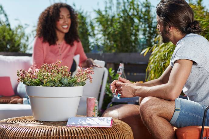 loft urban coupe 35cm blanc